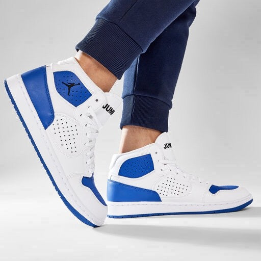 Nike Men's Air Jordan Access Basketball Shoes AR3762-104 White Royal size 8.5