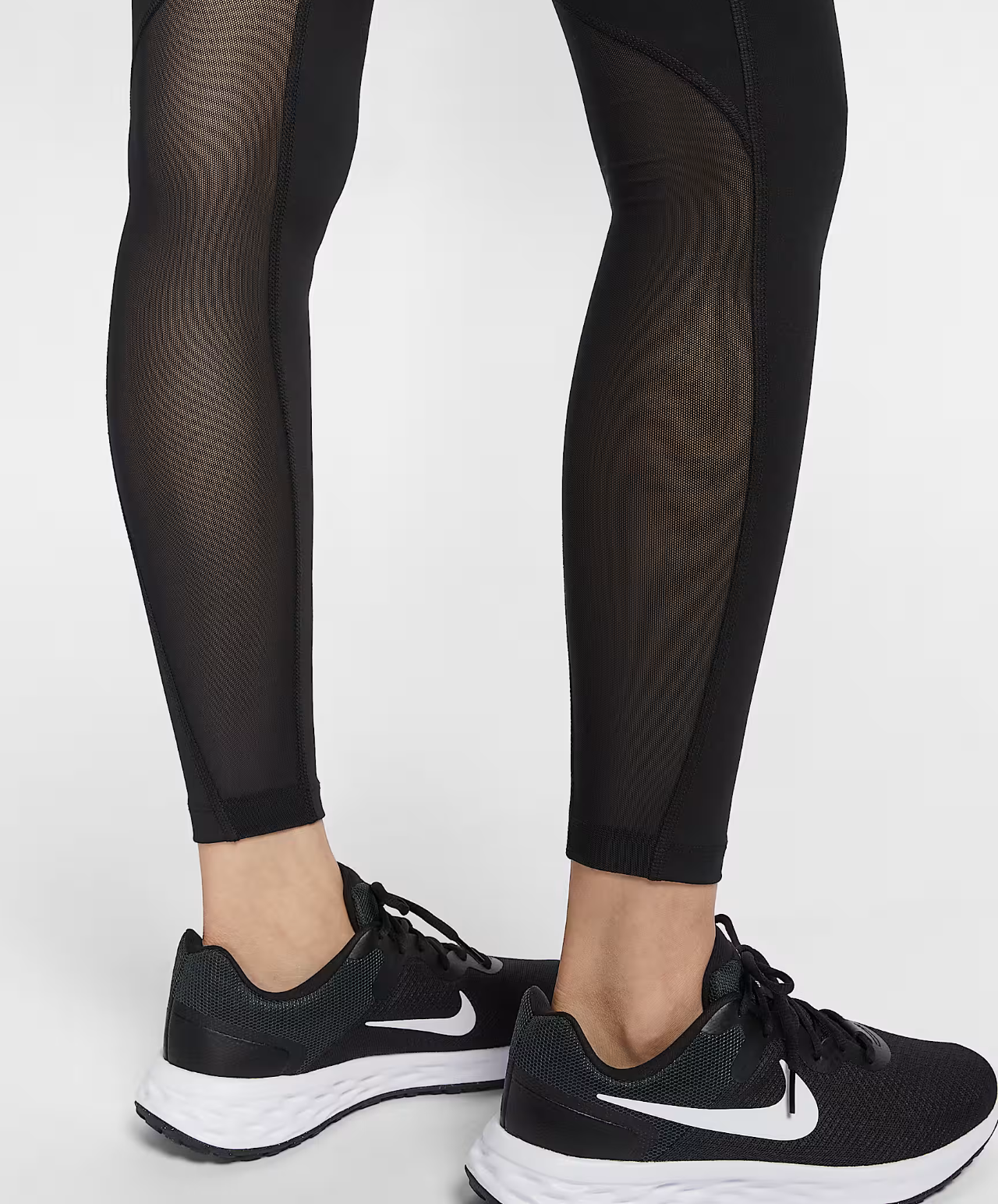 Nike Women's Epic Fast Mid-Rise Running Leggings CZ9240-010 Black XS