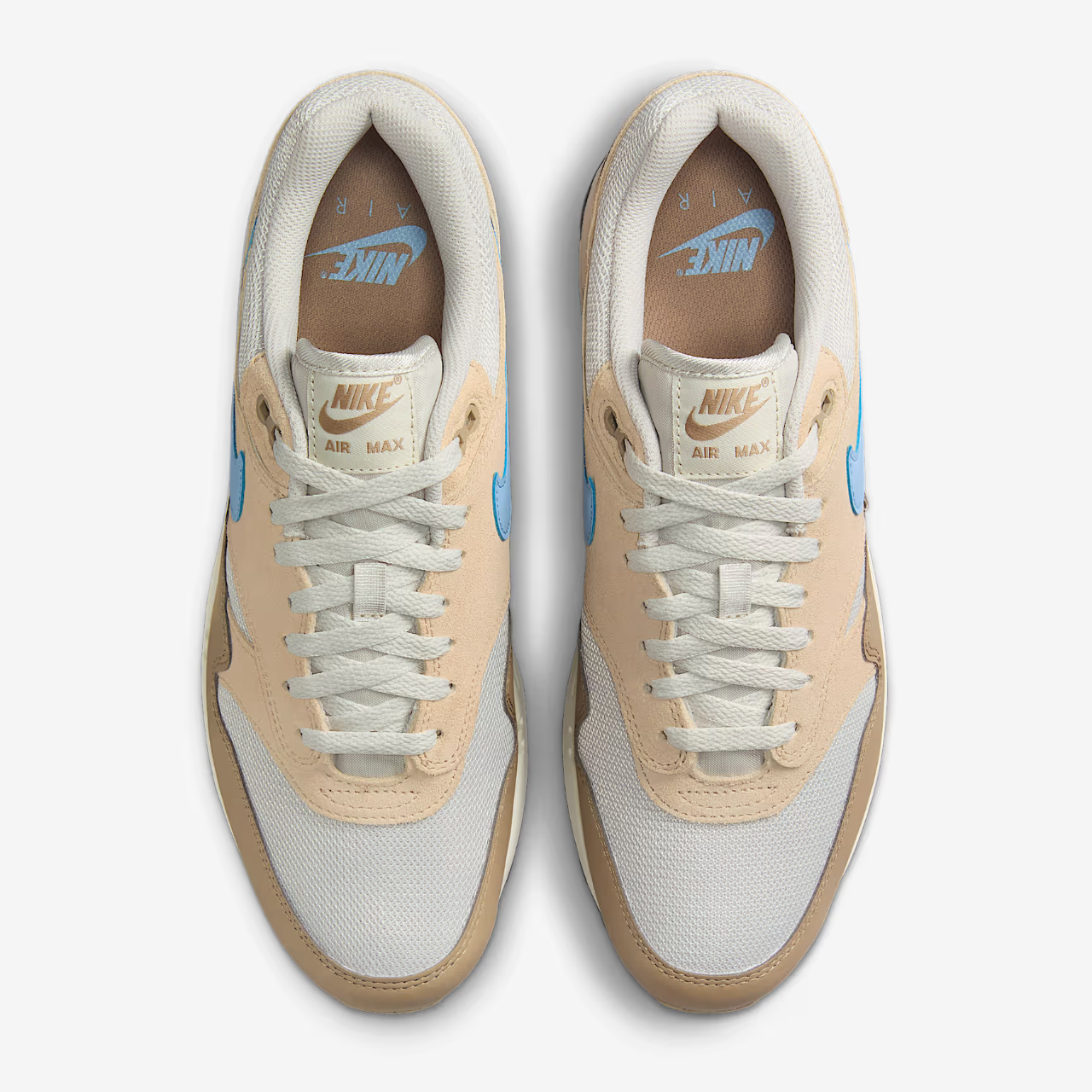 Nike Air Max 1 Essential Light Bone Sanddrift Khaki FZ5808-009 Men's Size 8.5