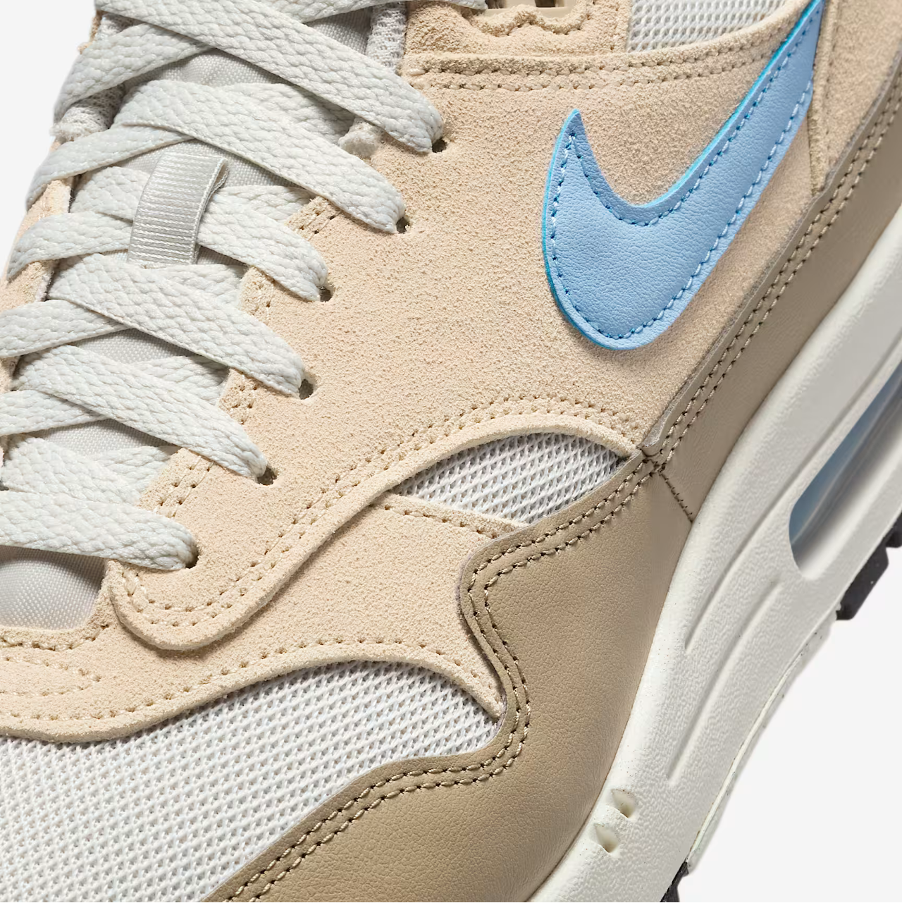 Nike Air Max 1 Essential Light Bone Sanddrift Khaki FZ5808-009 Men's Size 8.5