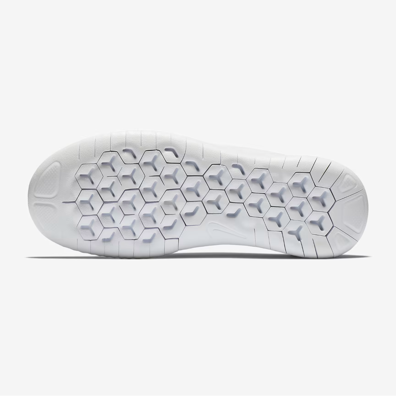 Nike Women's Free RN 2018 White Black Sz 8 942837-100 Running Shoes