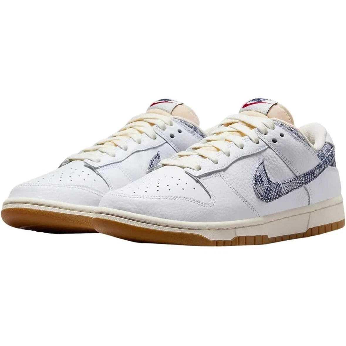 Nike Dunk Low Washed Denim Sneakers Shoes