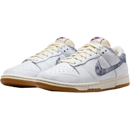 Nike Dunk Low Washed Denim Sneakers Shoes