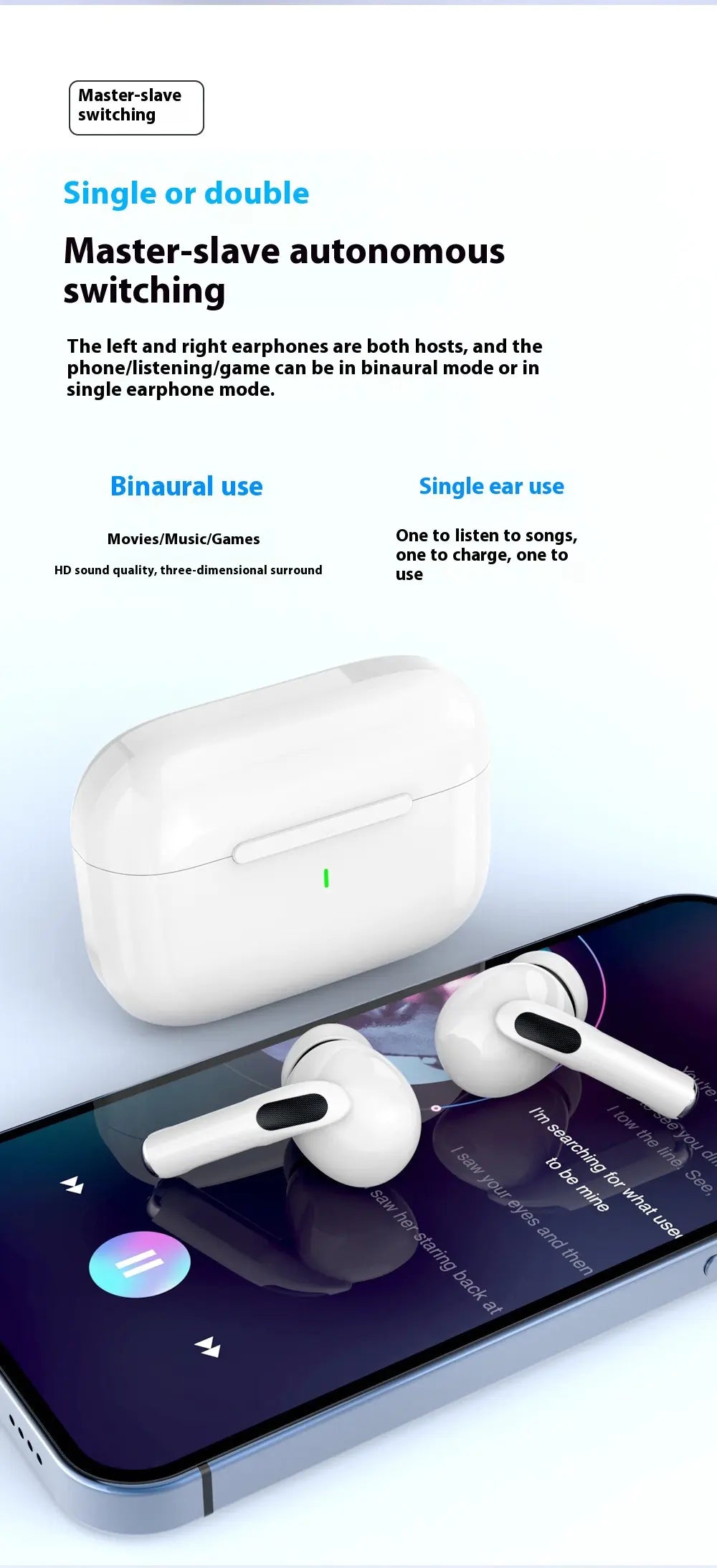 A5 Bluetooth In-Ear Headset